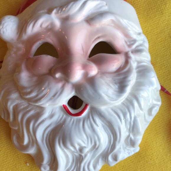 Vintage Santa mask wall decor - Picture 4 of 5